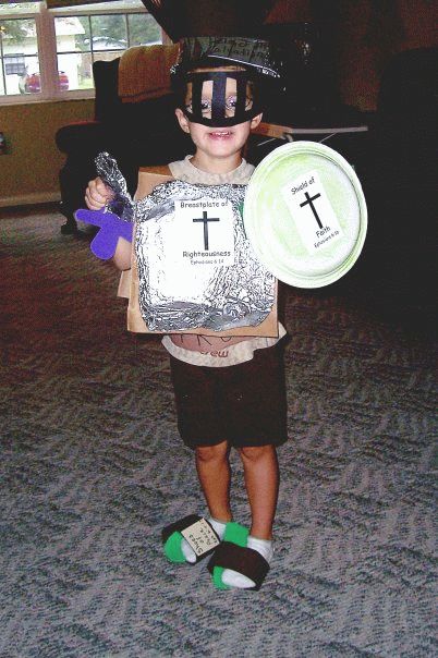 Trevor West in the armor of God
